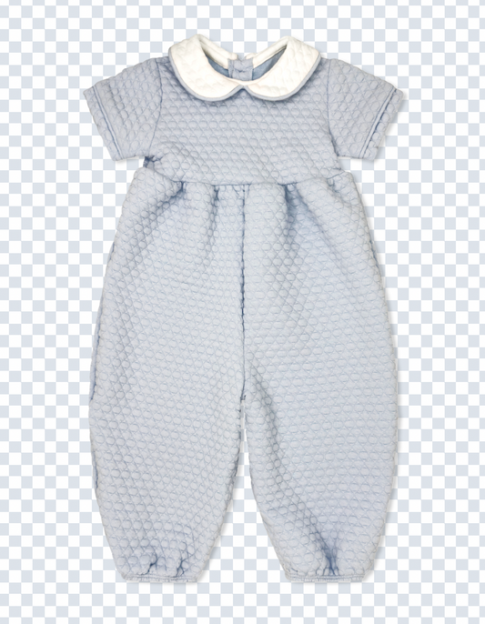 Rover Romper Windy Blue Quilted