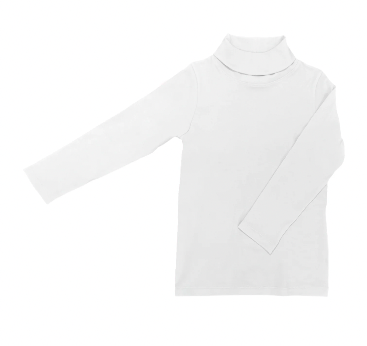 Pima White Turtleneck - PREORDER