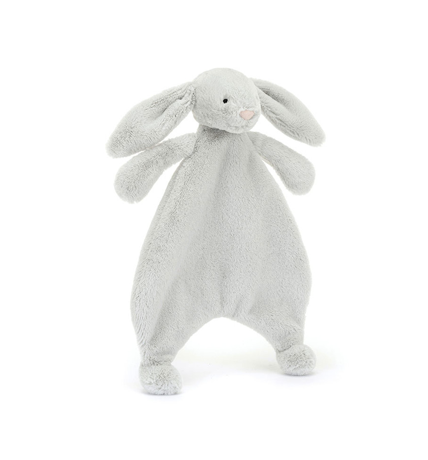 Bashful Silver Bunny Comforter