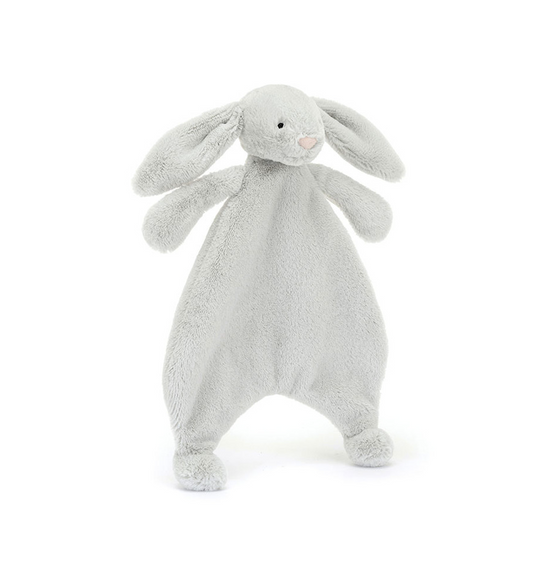 Bashful Silver Bunny Comforter