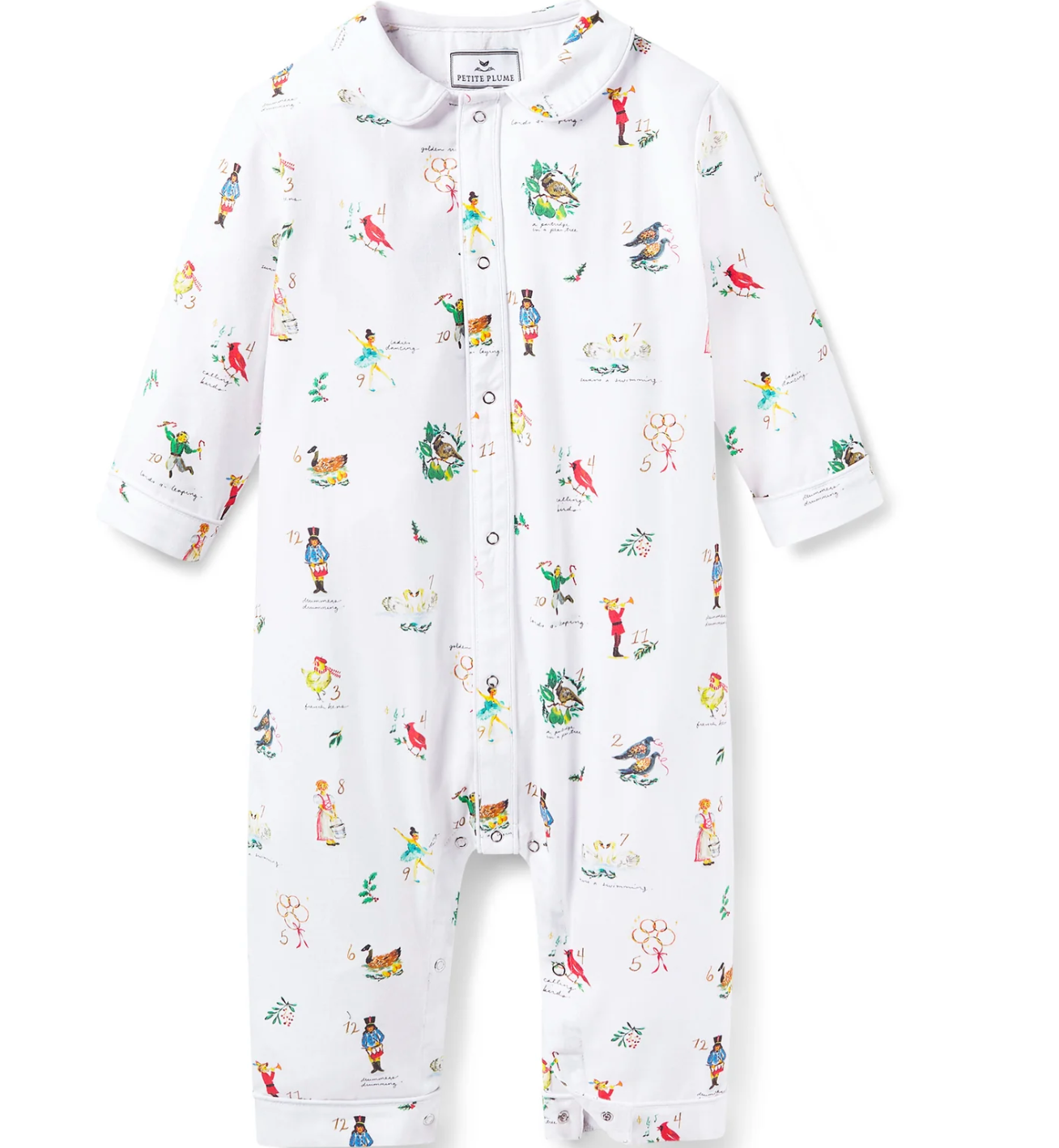 Baby's Twill Cambridge Romper in 12 Days of Christmas