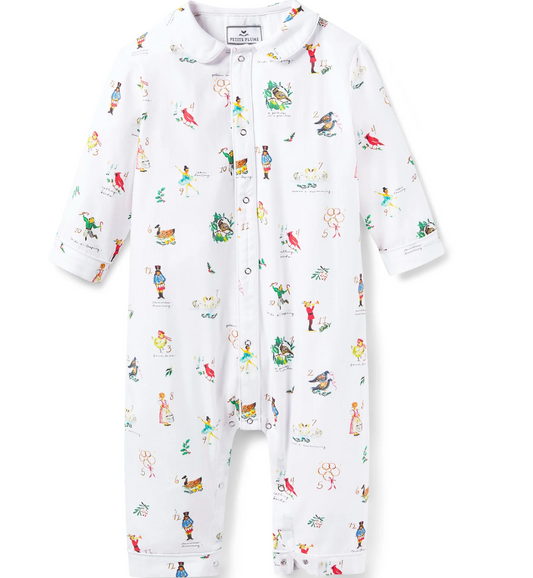 Baby's Twill Cambridge Romper in 12 Days of Christmas
