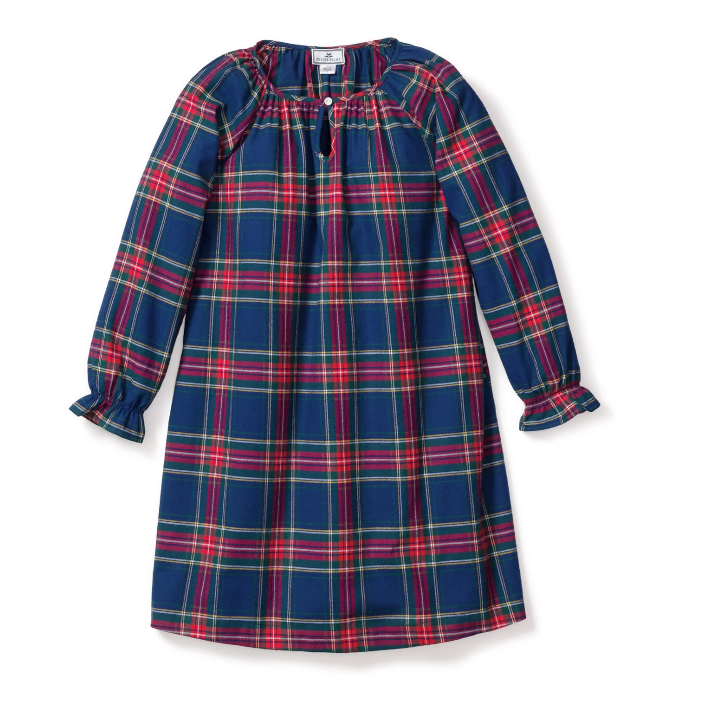 Girl's Brushed Cotton Delphine Nightgown in Windsor Tartan