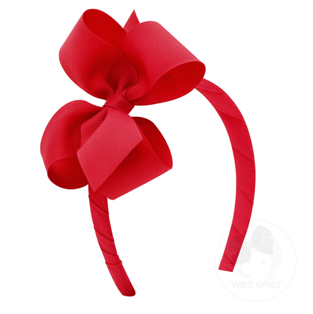 Medium Classic Grosgrain Bow on Headband