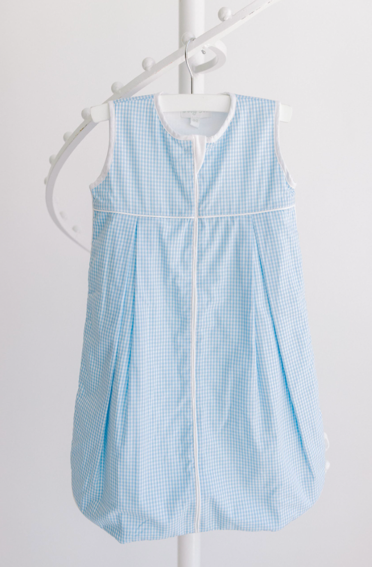 Blue Gingham Sleep Sack