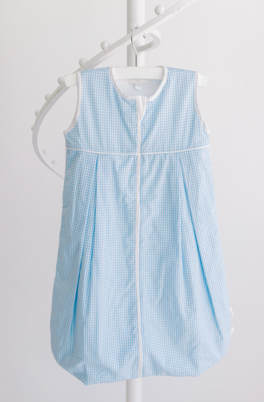 Blue Gingham Sleep Sack