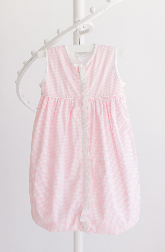 Pink Gingham Sleep Sack