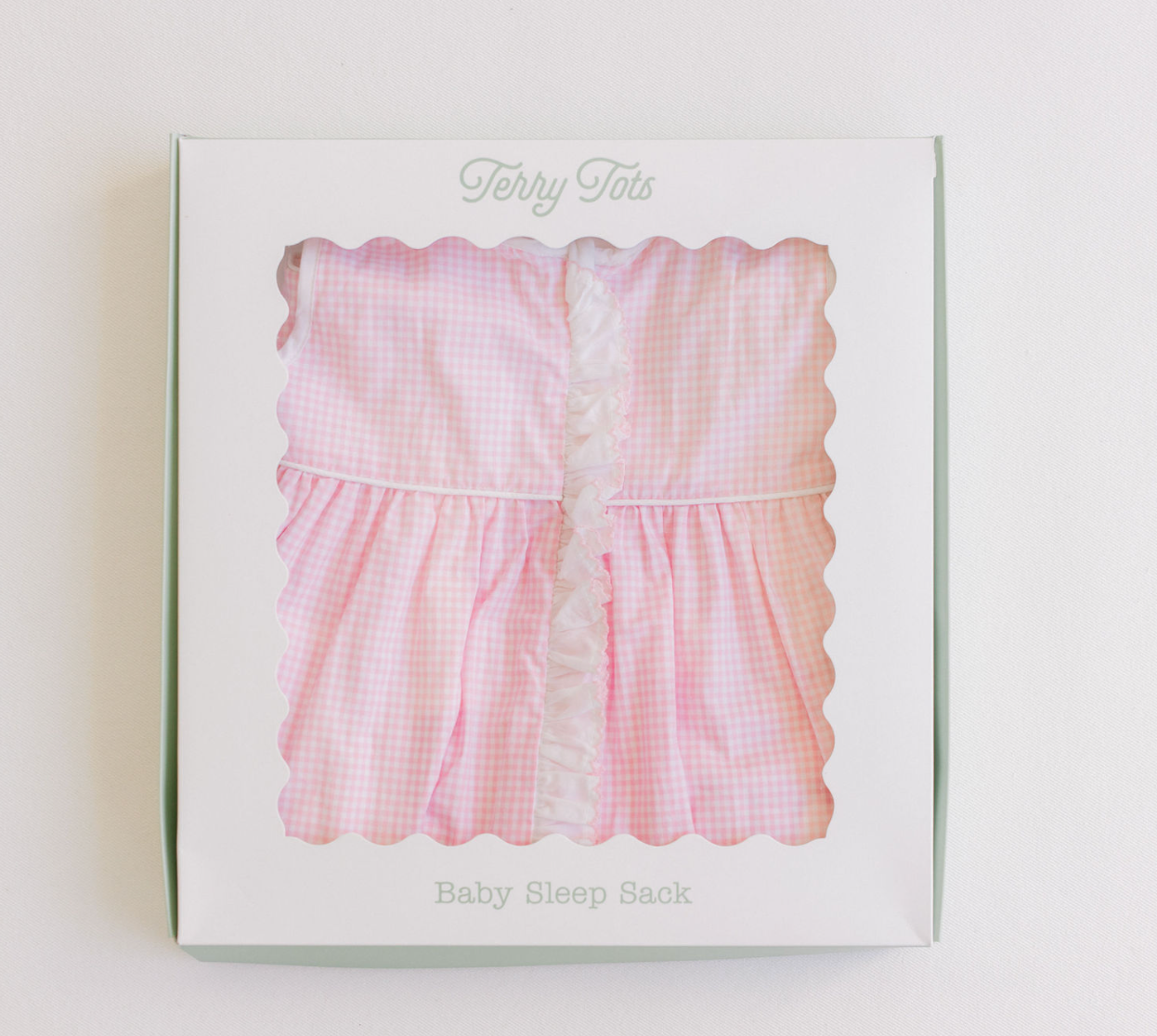 Pink Gingham Sleep Sack