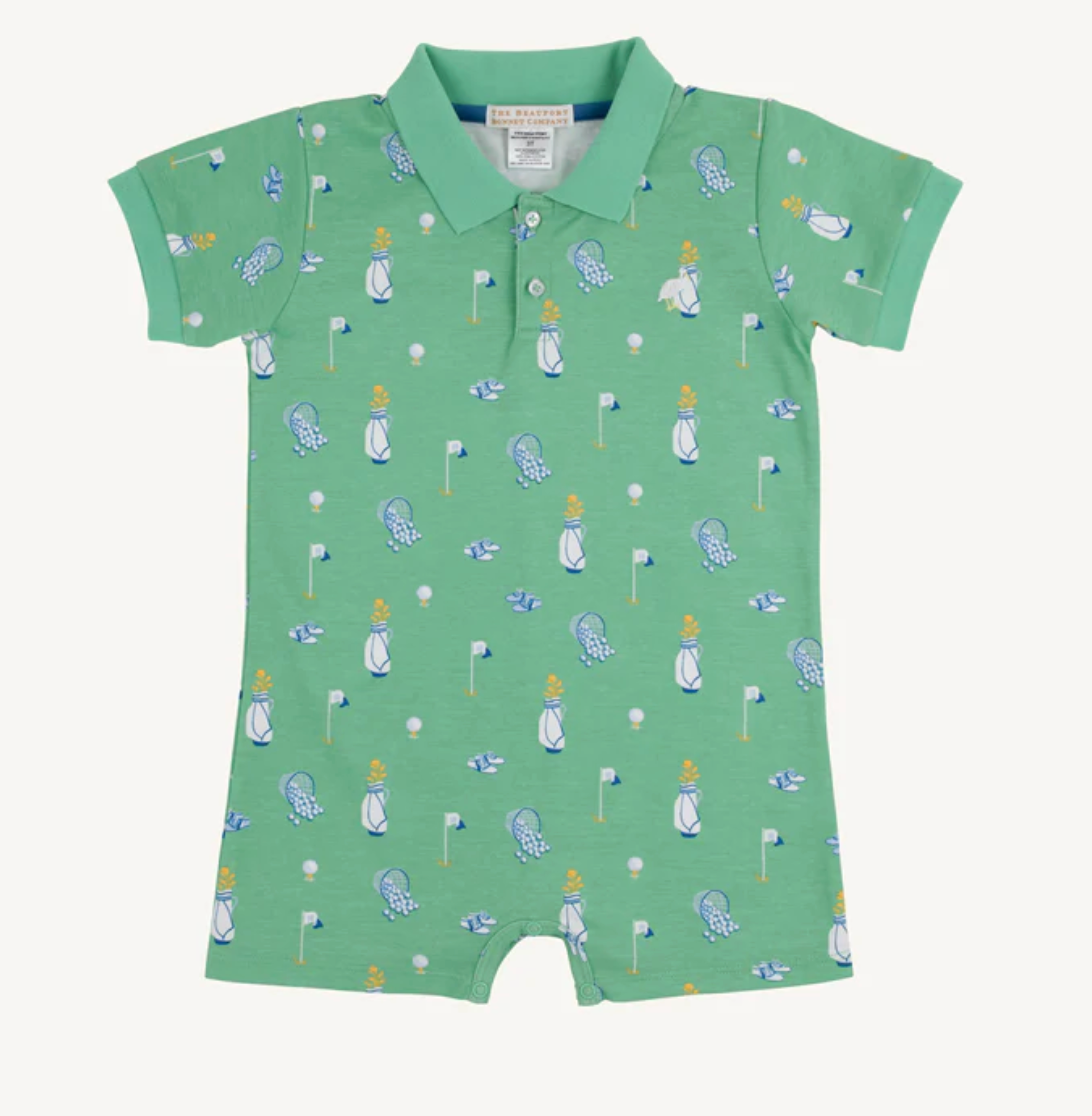 Sir Propers Romper Pima Clubhouse Couture