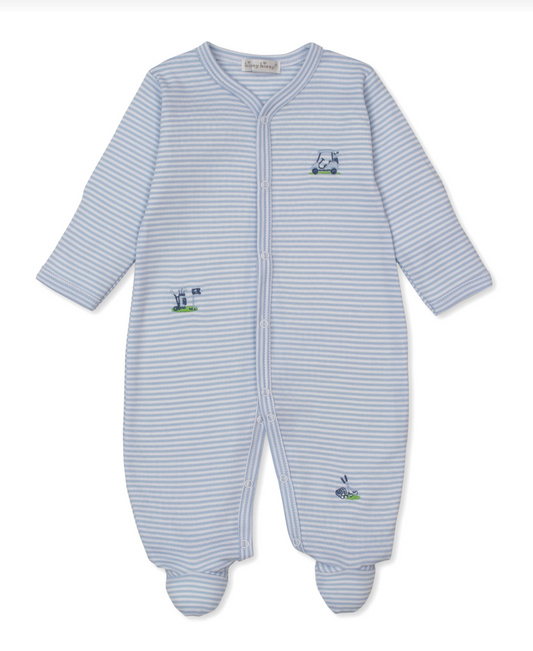 Golf Championship Footie Light Blue