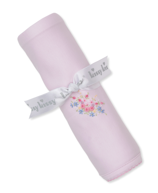 Premier Pastel Blanket with Hand Embroidery
