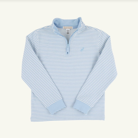 Heyword Half Zip Beale Street Blue Stripe