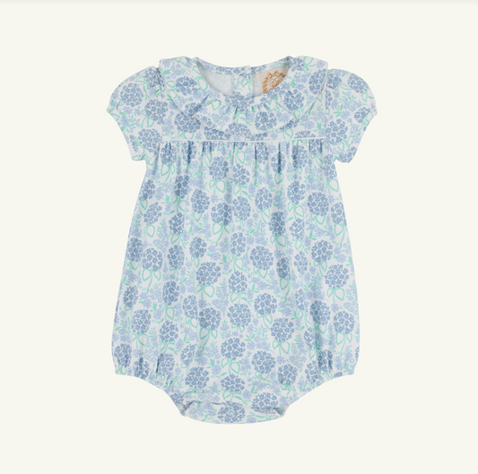 Ramona Ruffle Bubble Pima Handful of Hydrangeas