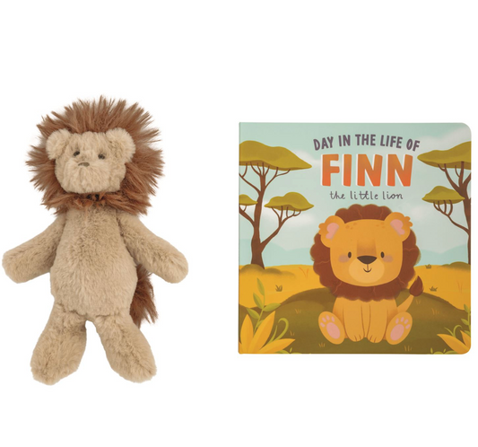 Lion Book with Plush