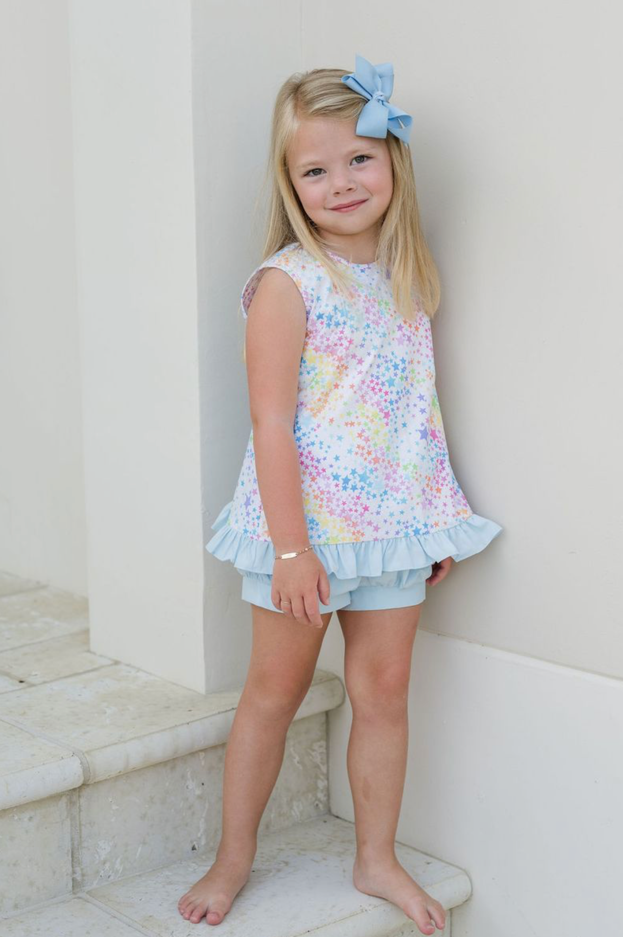 Mae Bloomer Set Rainbow Glitter Stars