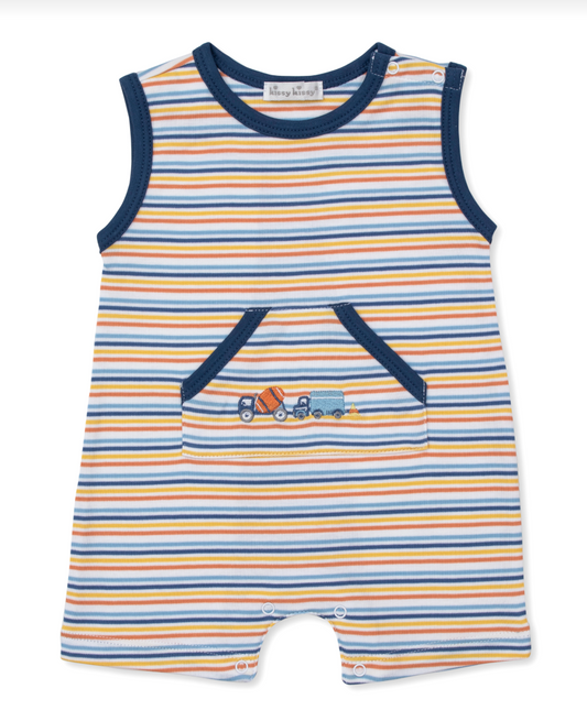 Construction Roadwork Sleeveless Playsuit