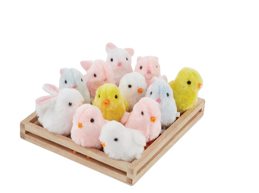 Wind Up Chick and Bunnies Assortment