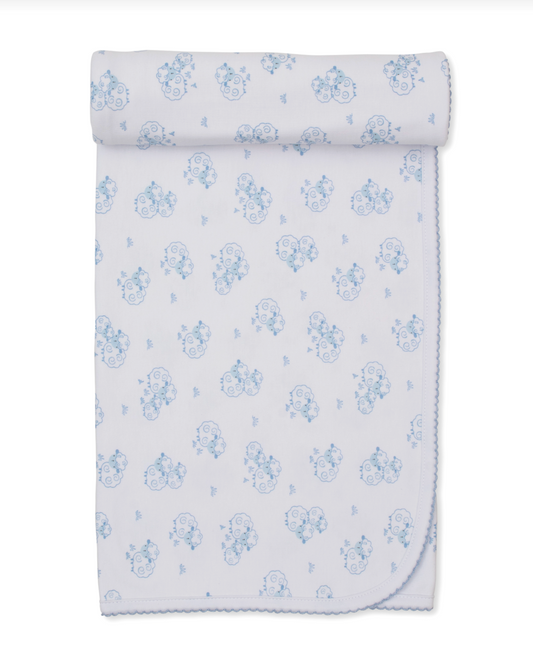 Sweet Sheep Light Blue Blanket