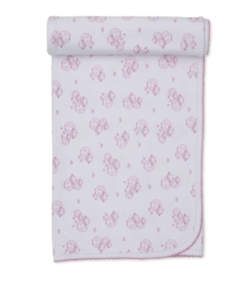 Sweet Sheep Light Pink Blanket