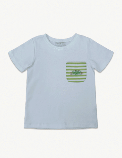 Pocket Tee Bermuda Stripe with Golf