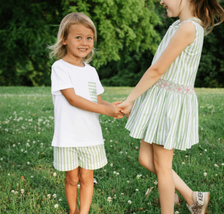 Retro Shorts Bermuda Stripe