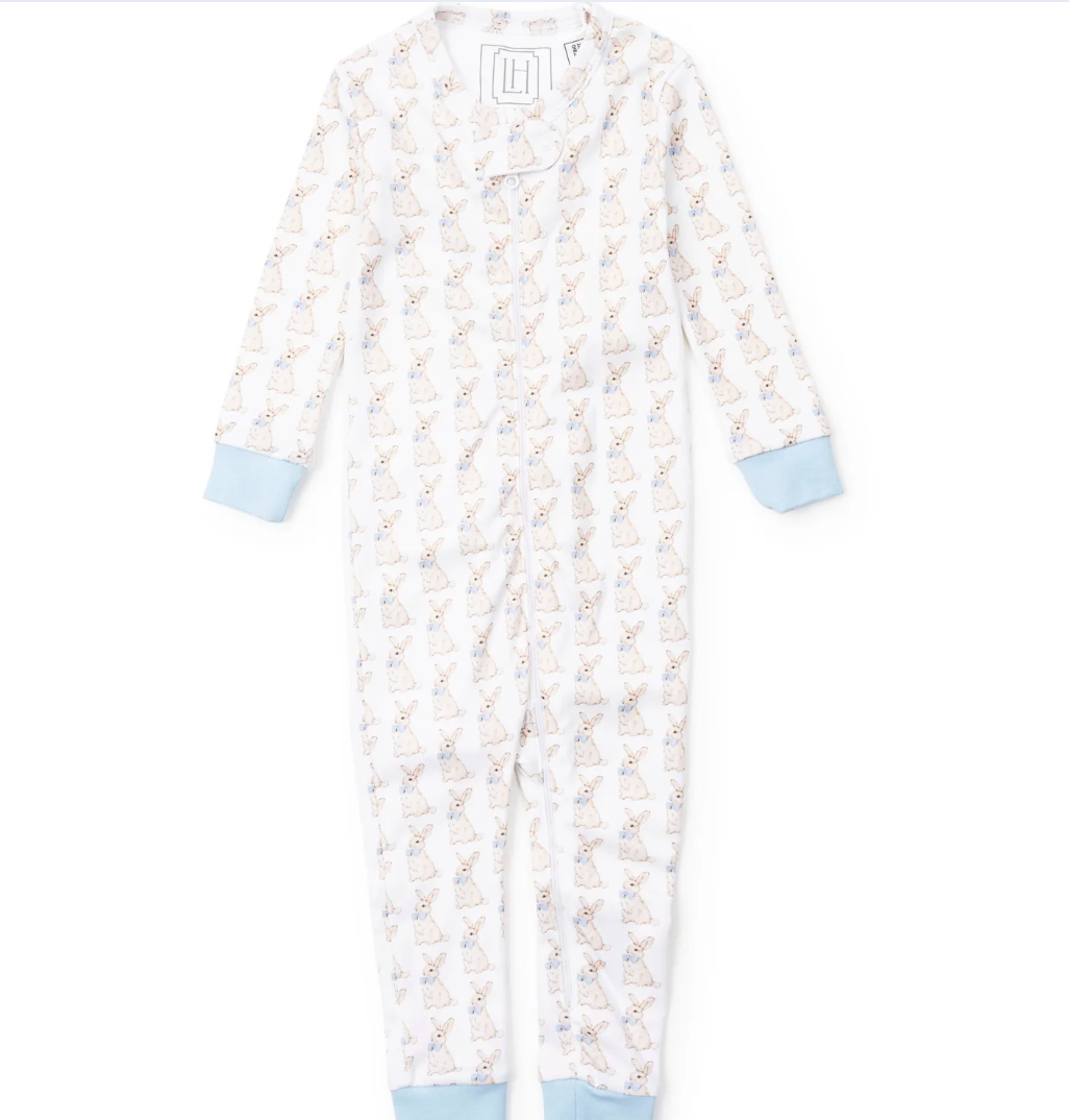 Parker Boys Easter Bunnies Zipper Pajama