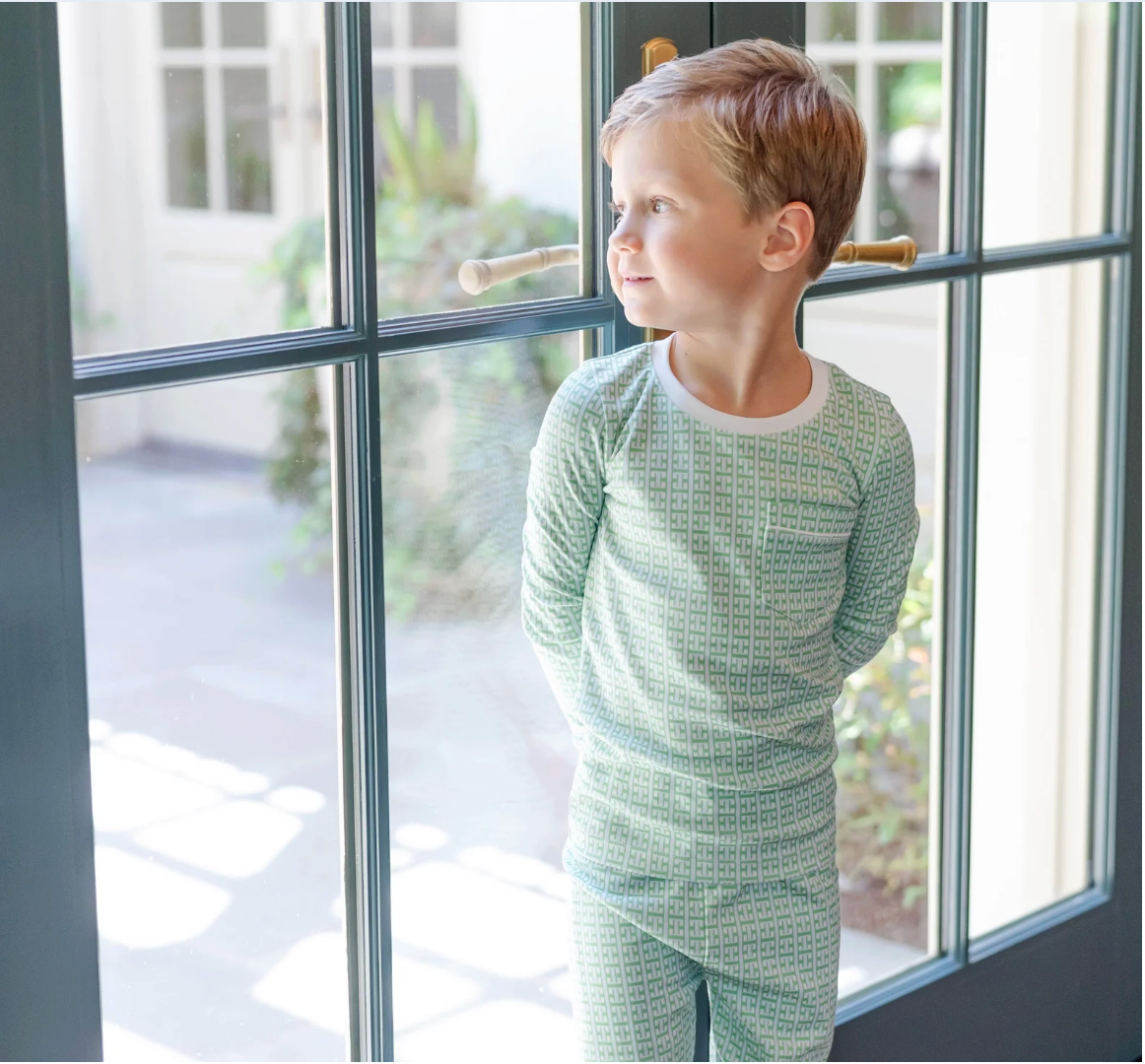 Bradford Garden Trellis Pajama Pant Set