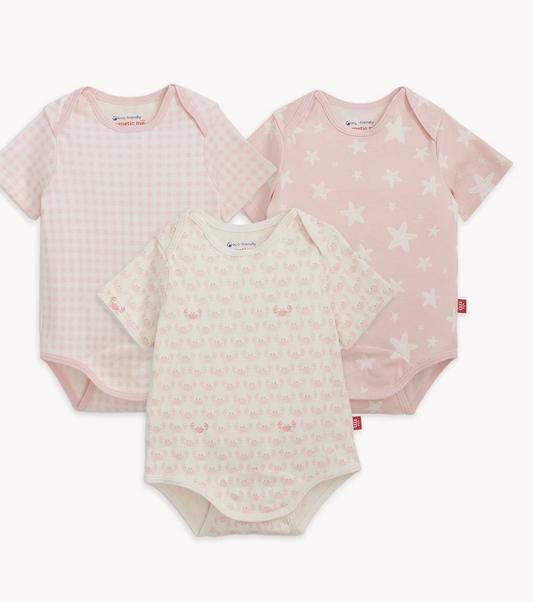 Bundle 3-Pack Pink Multi Magnetic Bodysuit