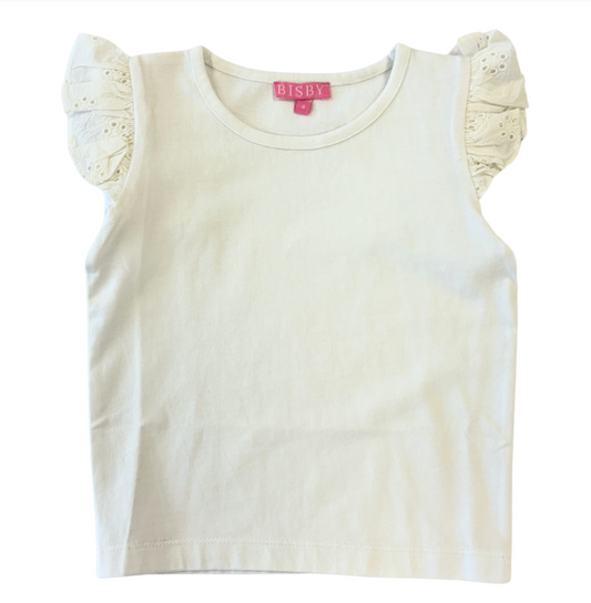 Eyelet Tank- White