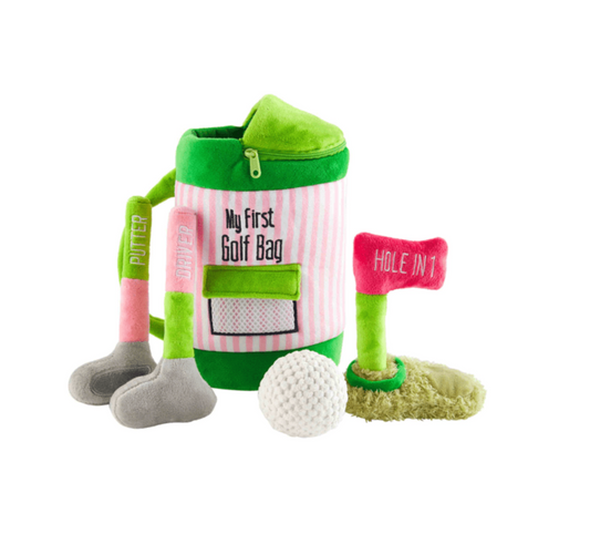 My Golf Bag Plush Set Pink