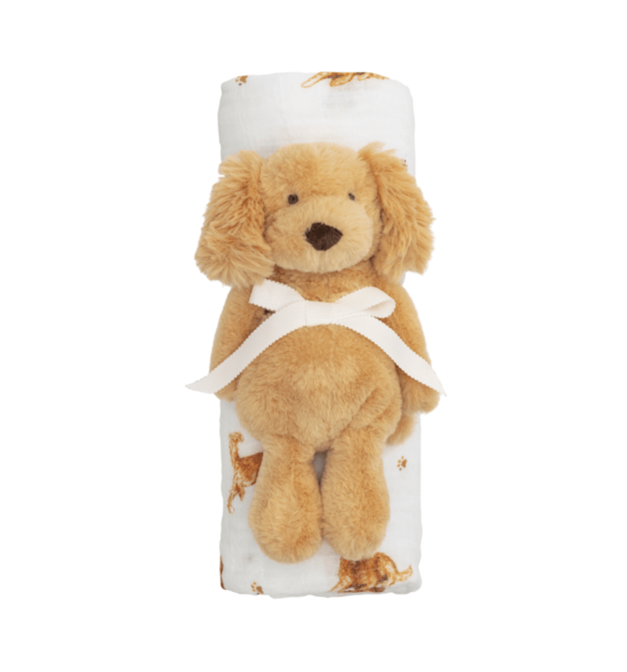 Retriever Swaddle and Rattle
