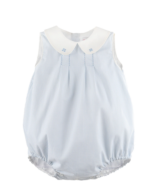 Blue Mini Gingham Bubble