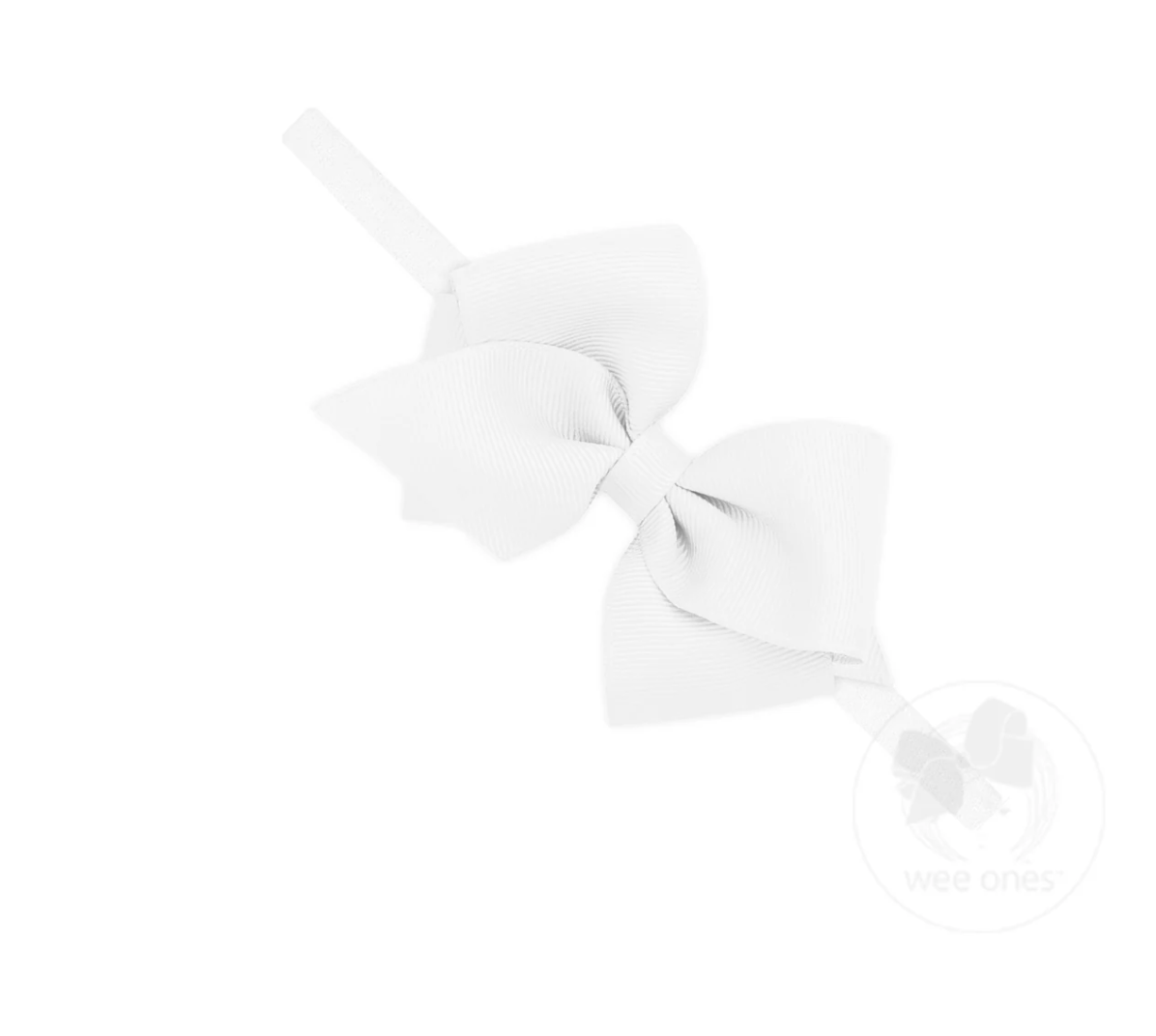 Exta Small Grosgrain Bow on Matching Skinny Nylon Band