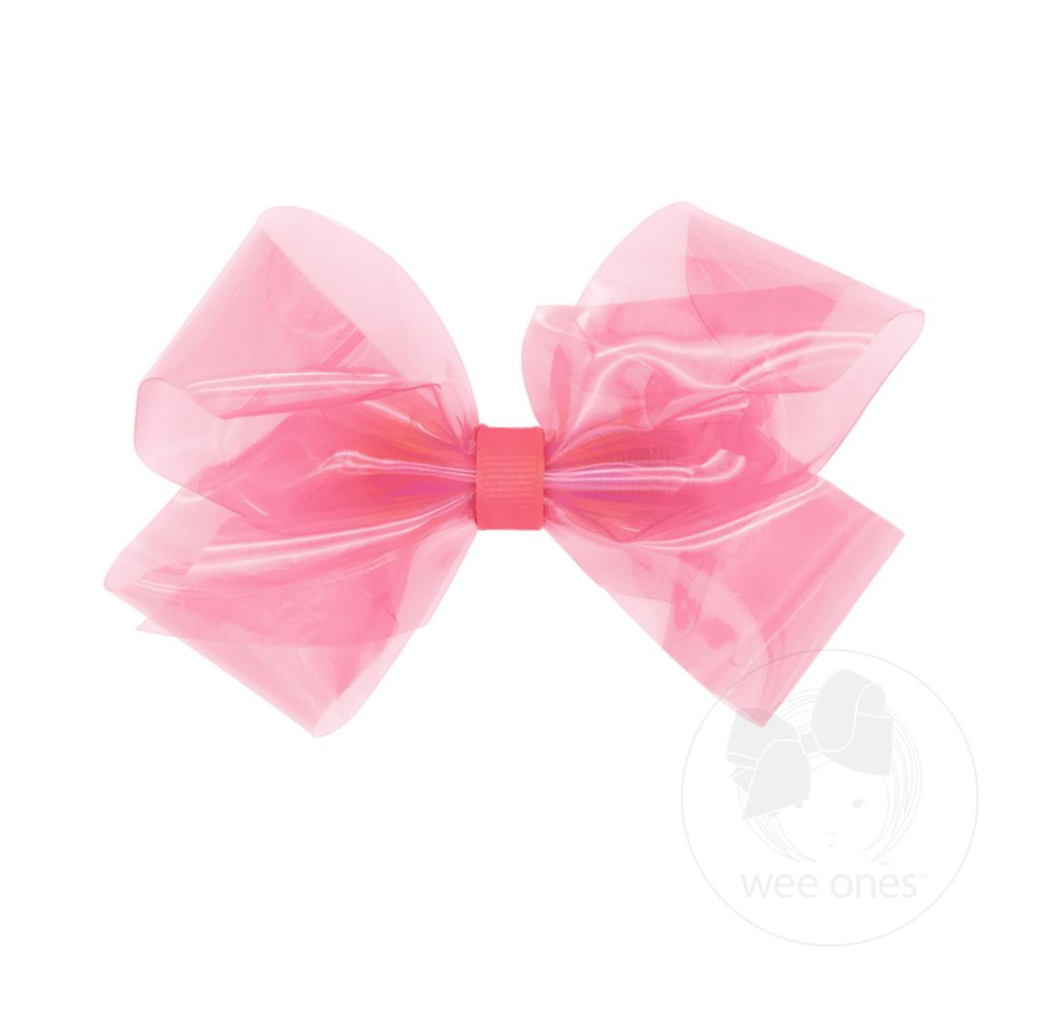 Medium WeeSplash Colored Swim Bow with Plain Wrap