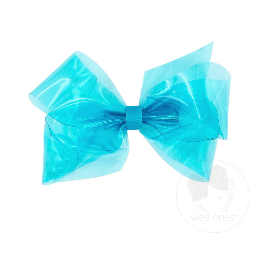 Medium WeeSplash Colored Swim Bow with Plain Wrap