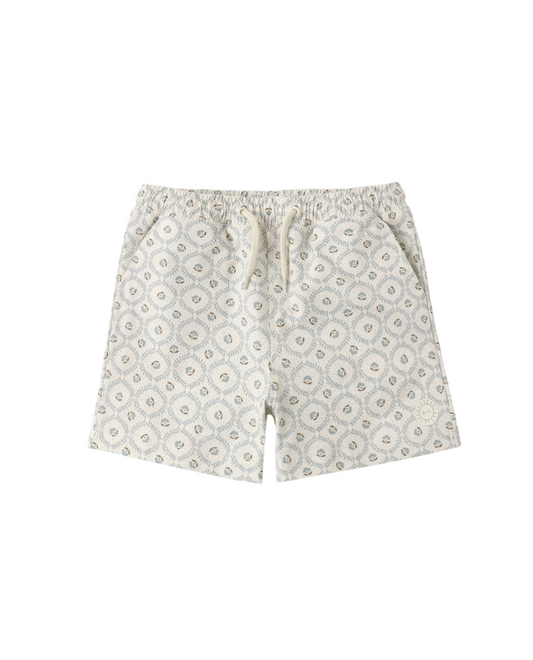Green Fleur Boardshort
