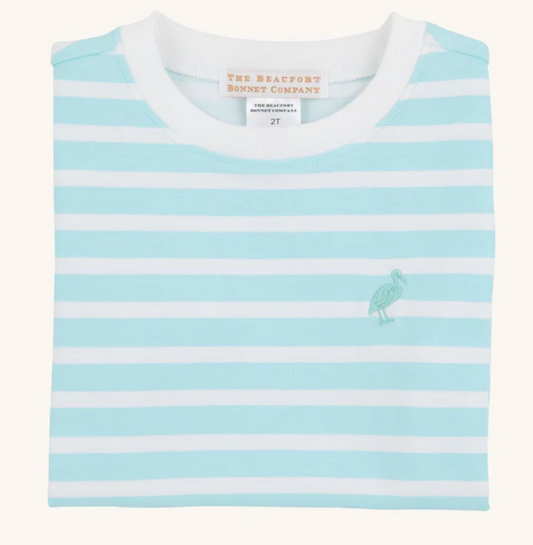 Carter Crewneck Edisto Egg Blue Stripe