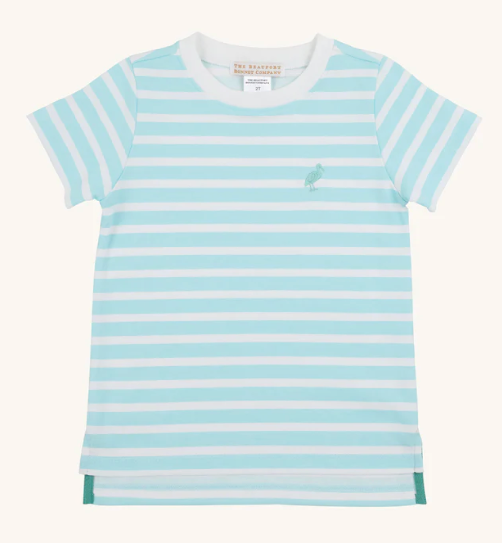 Carter Crewneck Edisto Egg Blue Stripe