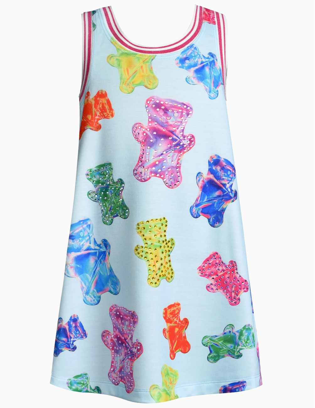 Gummy Bear Print A-Line Dress