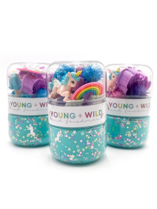 Grab & Go Dough Jar- Unicorn