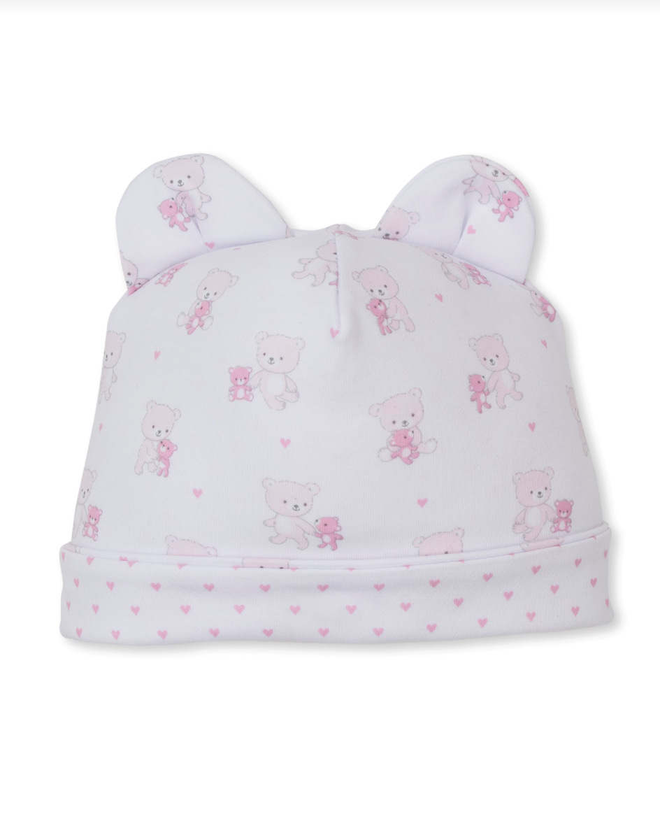 Teddy Bear Love Hat Pink
