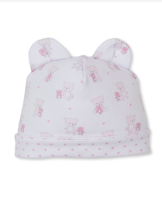 Teddy Bear Love Hat Pink