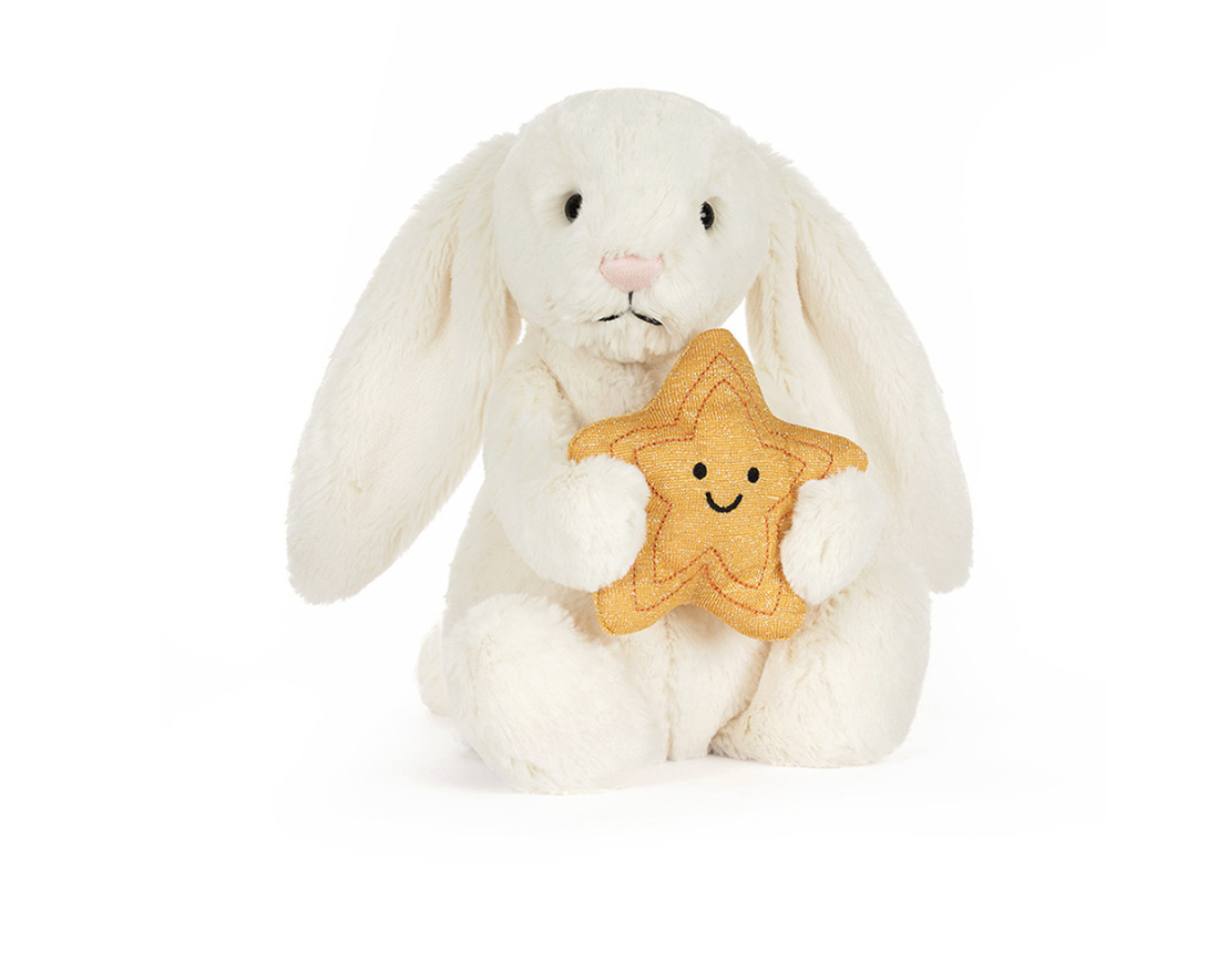 Cream Bunny with Star