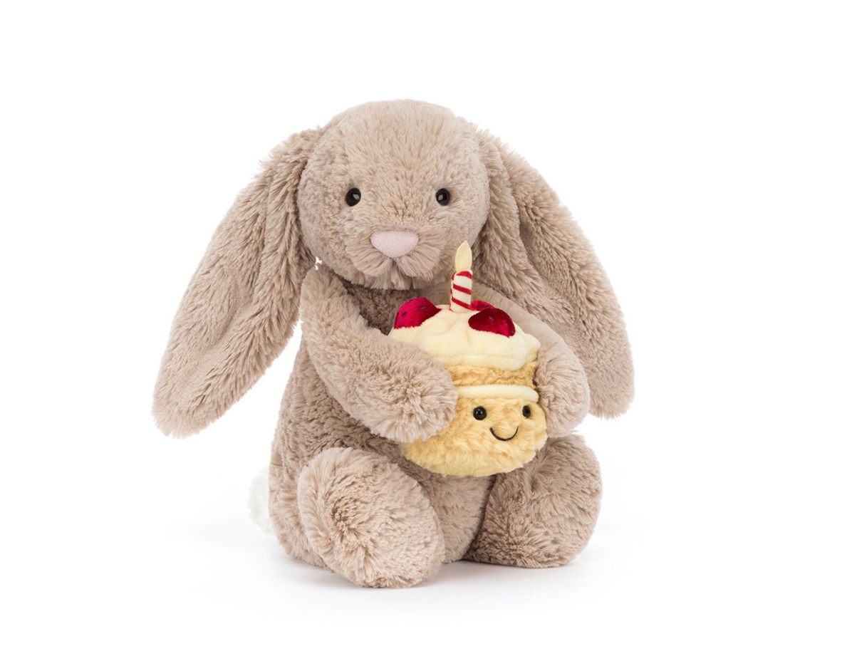 Bashful Beige Bunny 'Birthday'