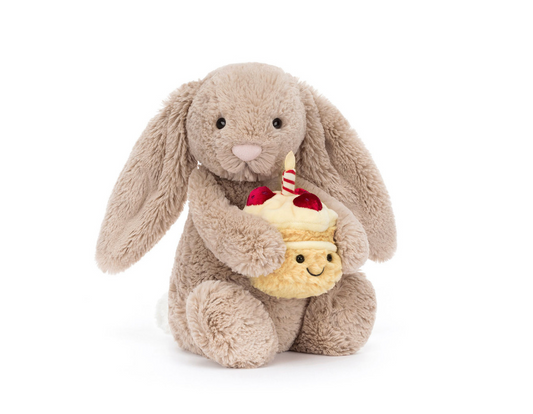 Bashful Beige Bunny 'Birthday'