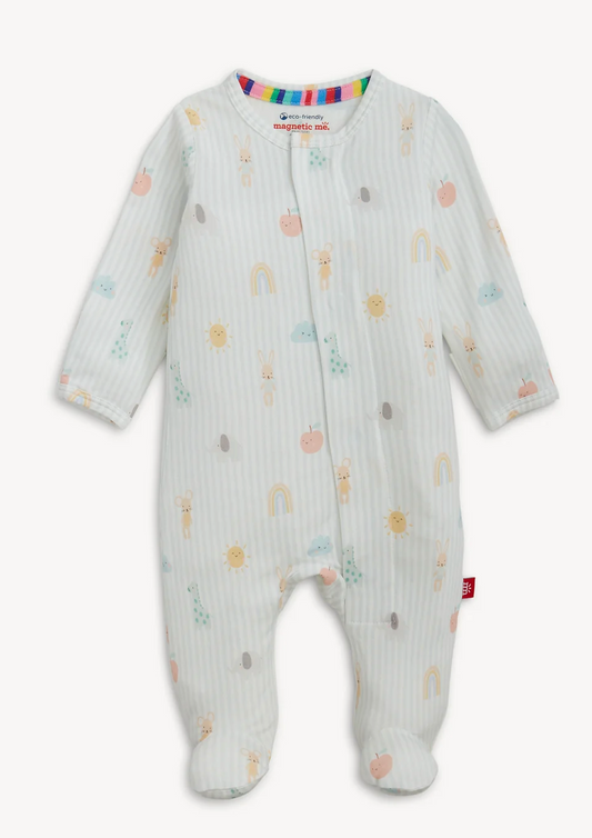 Lullaby Sky Blue Magnetic Footie