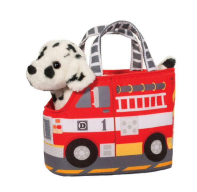 FIRE TRUCK Sak w/Dalmatian