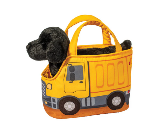 CONSTRUCTION TRUCK Sak w/Black Lab