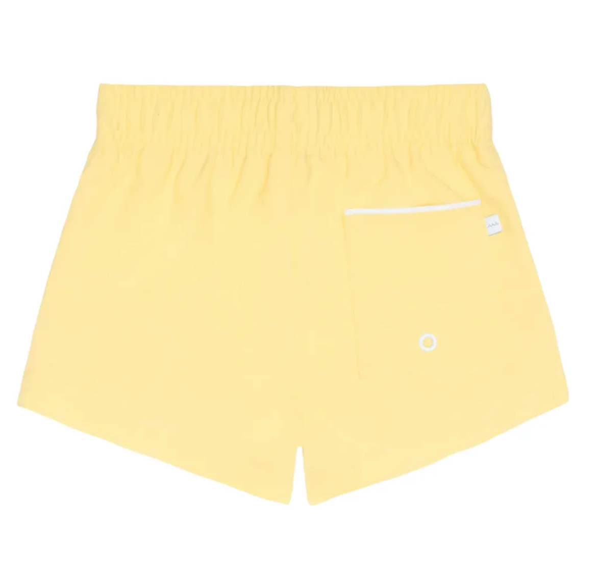 Soleil Yellow Panelled Boardie