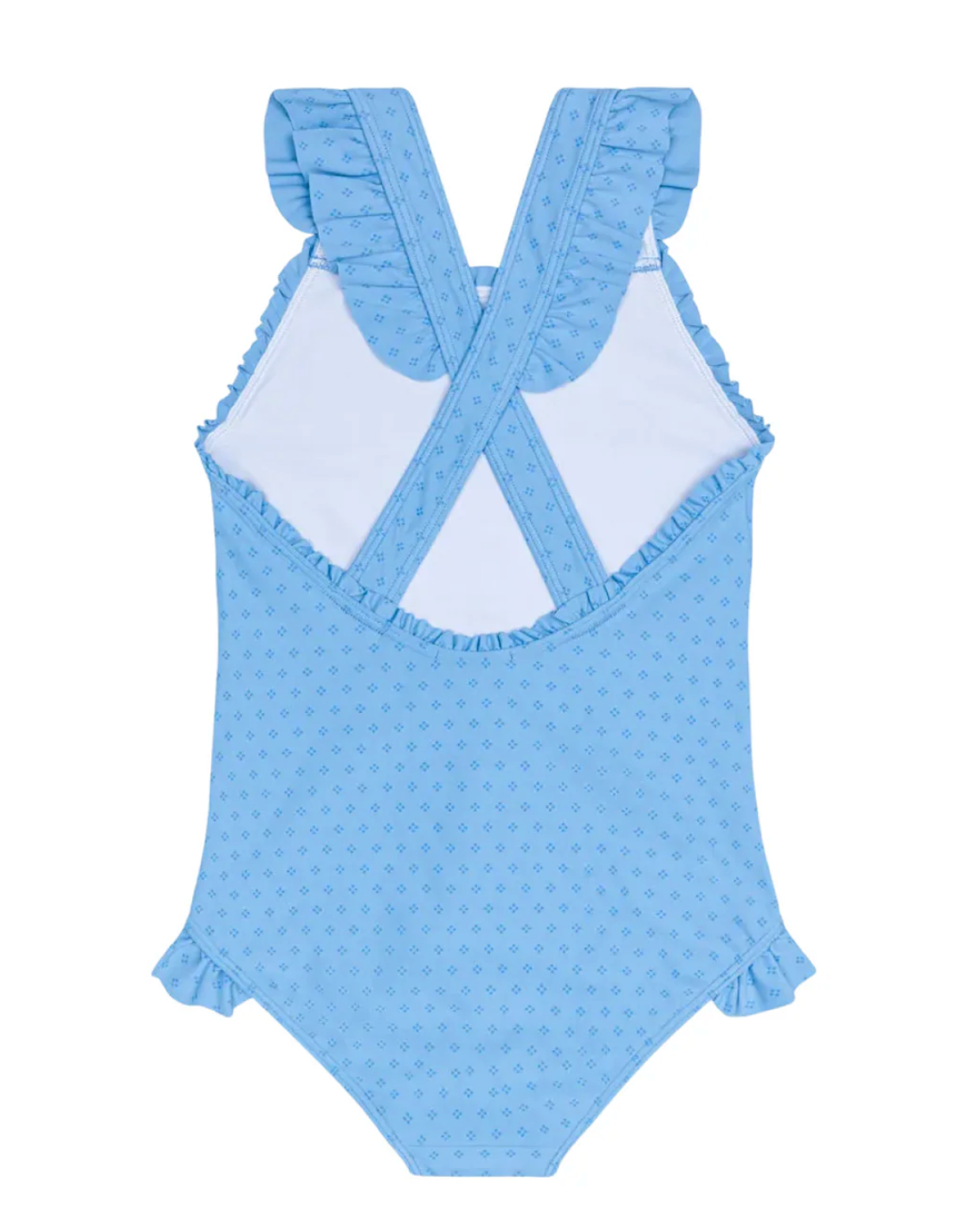Le Marin Dot Ruffle Edge One Piece